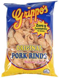 Grippos Plain Pork Rind 30ct Box 