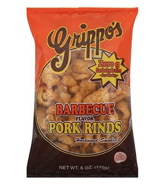 Grippos BBQ Pork Rinds 24ct Box 