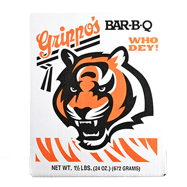 Grippos BBQ Potato Chips Limited Edition Bengals Box 1.5 Lb 