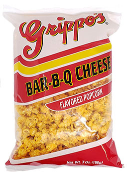 Grippos BBQ Cheese Popcorn 7oz 12ct 