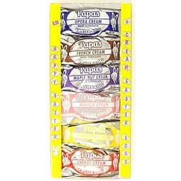 Papas Chocolate Covered Assorted Opera Cream Eggs 6ct Box