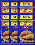 Cincinnati Recipe Chili Mix 2.25oz 12 Pack 