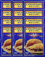 Cincinnati Recipe Chili Mix 2.25oz 12 Pack