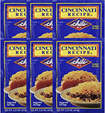 Cincinnati Recipe Chili Mix 2.25oz 6 Pack 