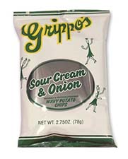 Grippos Sour Cream and Onion 2.75oz 24ct Box 
