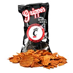 Grippos Bearcats BBQ 4.5oz Bags 24ct