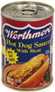 Worthmore Hot Dog Sauce with Meat 10oz 12 Cans 