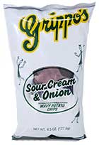 Grippos Sour Cream and Onion 4.5oz Bag 18ct Box 