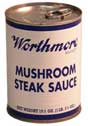 Worthmore Mushroom Steak Sauce 19.5 Oz 3 Cans 