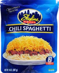 Skyline Chili Chili Spaghetti Microwaveble Pouch 14 oz 6pk