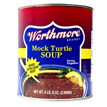 Worthmore Mock Turtle Soup 104oz Can 