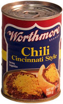 Worthmore Cincinnati Style Chili 10oz 6 Cans 