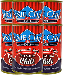Dixie Chili 10oz 6 Cans 