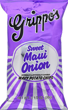 Grippos Sweet Maui Onion 4.5oz Bag 18ct Box 