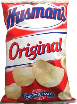 Husmans Plain Potato Chips 1oz Bags 42 Count 