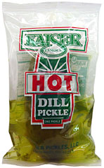 Kaiser Hot Dill Pickles 12ct Pouches 